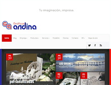 Tablet Screenshot of graficasandina.com